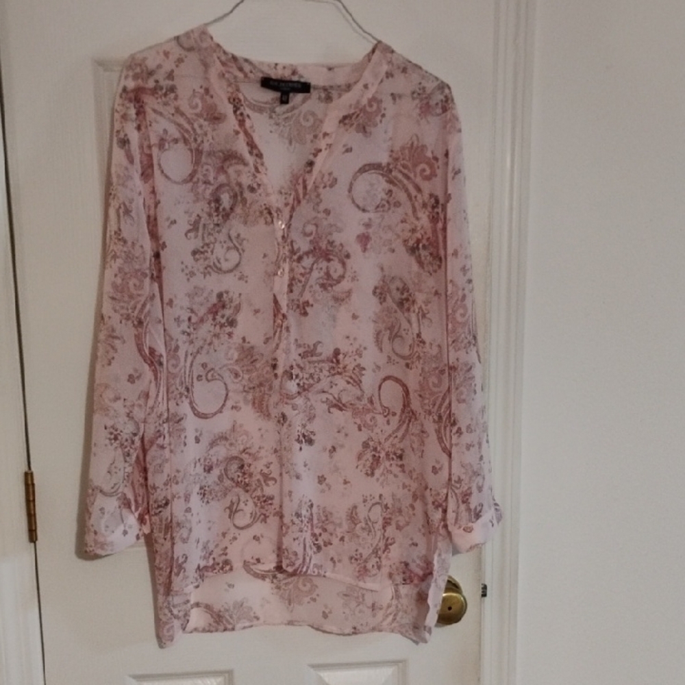 Ilse JacobsenWomen's Pink Paisley Blouse XL